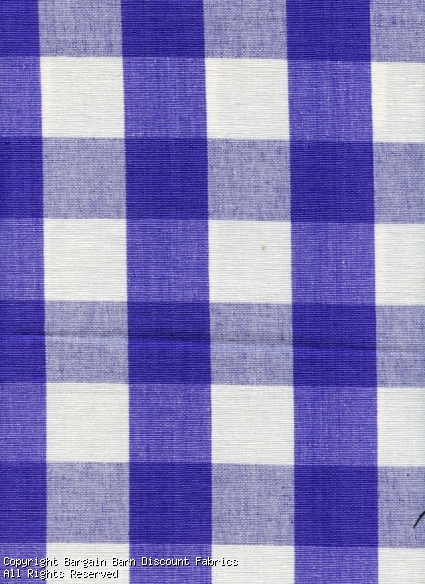 Purple and White Large Check