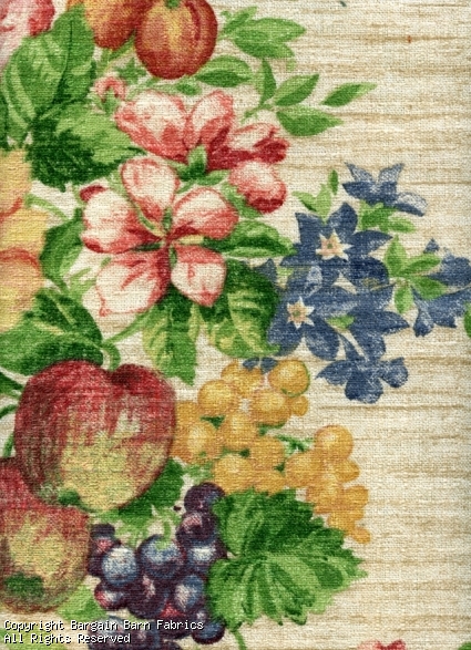 Floral and Fruit Screen Print by Portfolio