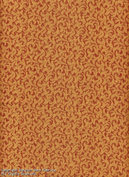 Red Gold Contemporary Swirl