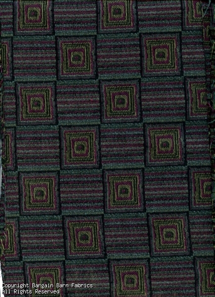 Contemporary Geometric Tapestry Dark Jewel Tones