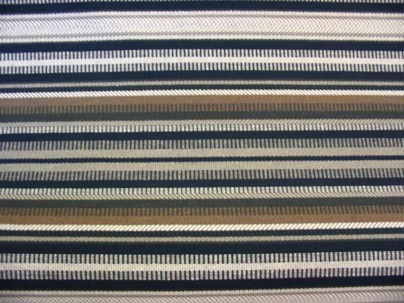 Natural Woven Stripe with Black