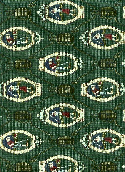 Hunter Green Tapestry with Men and Women Golfers
