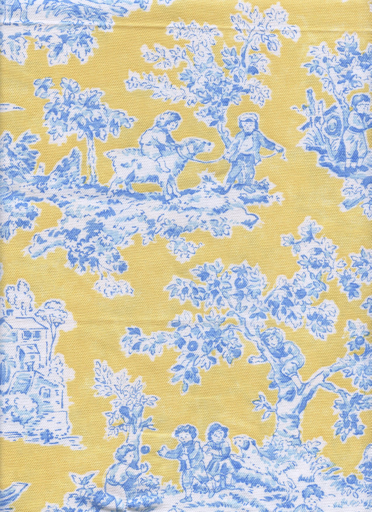 Braemore "Just us Kids" Yellow and Blue Toille