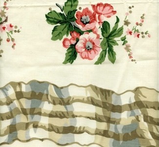 Polished Cotton Floral Drapery