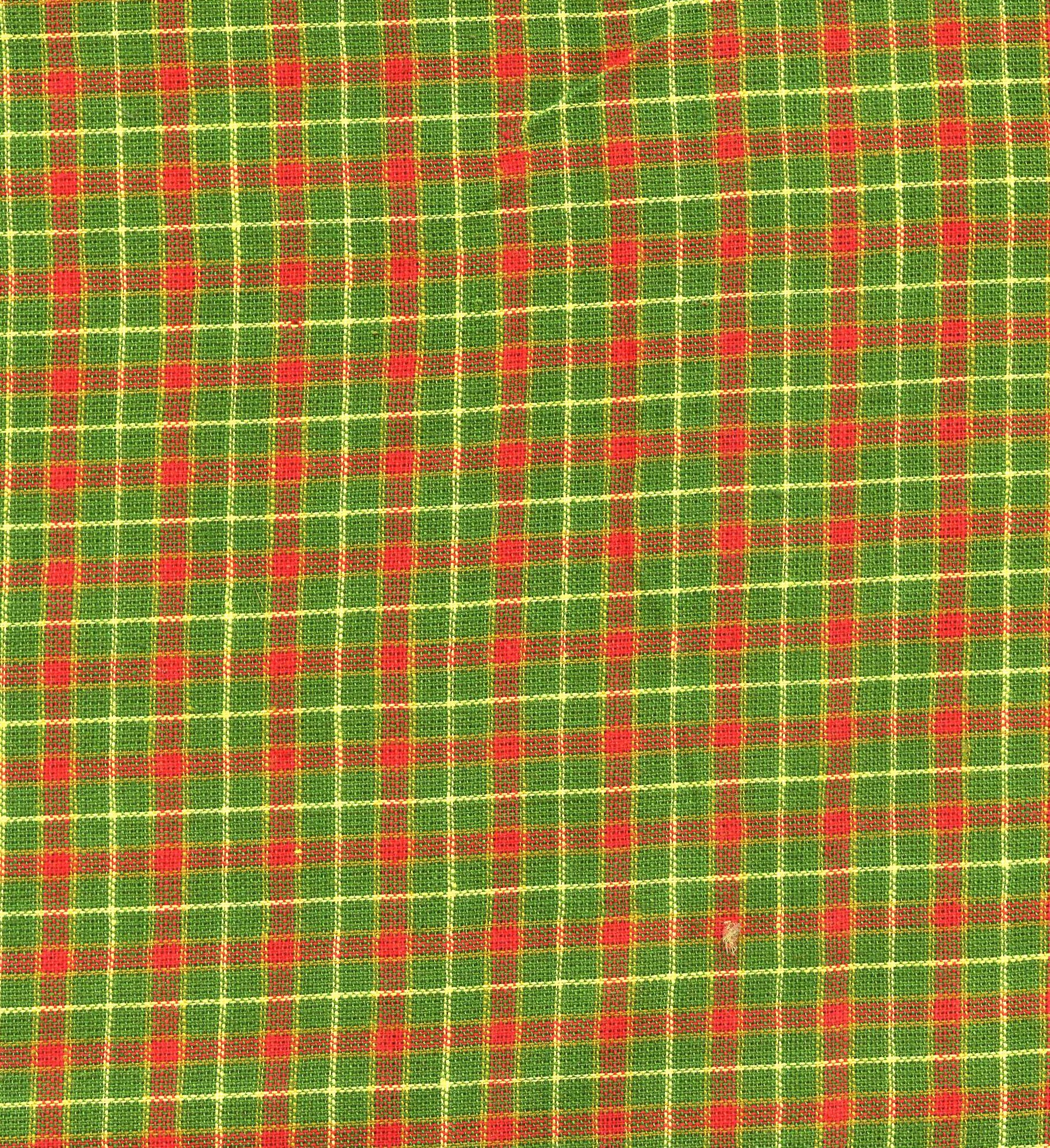 Green, Red and Yellow Plaid