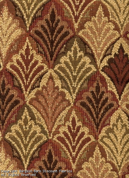 Leaf-Diamond Textured Tapestry