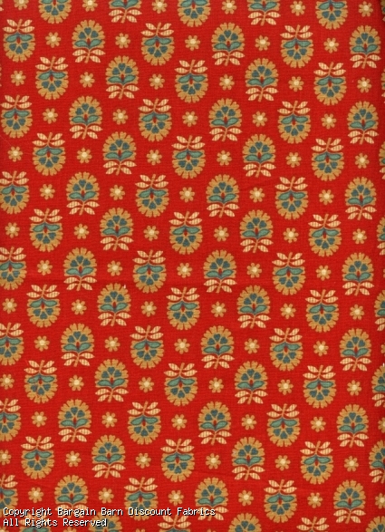 Small Floral in Red
