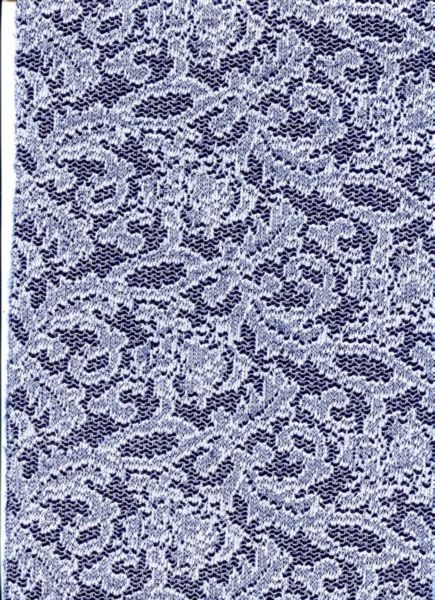 Lace Blue on a Navy Background Beautiful all over pattern