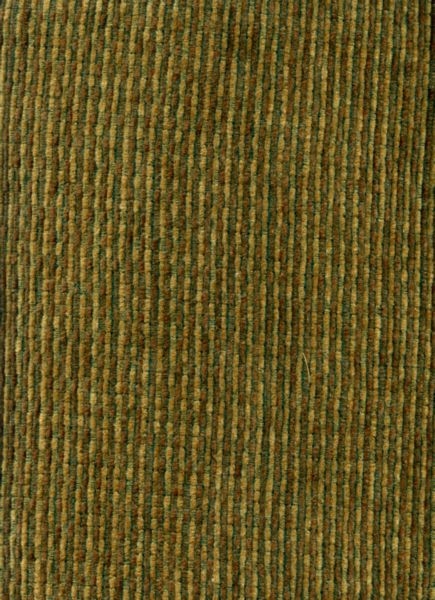 Handsome Chenille Upholstery in Rich Sage and Gold