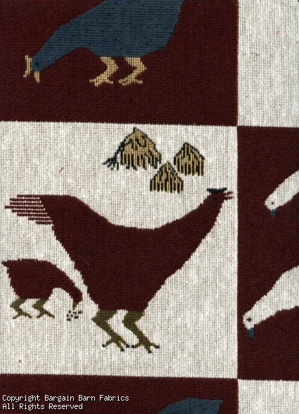 Chicken American Folk Art Tapestry