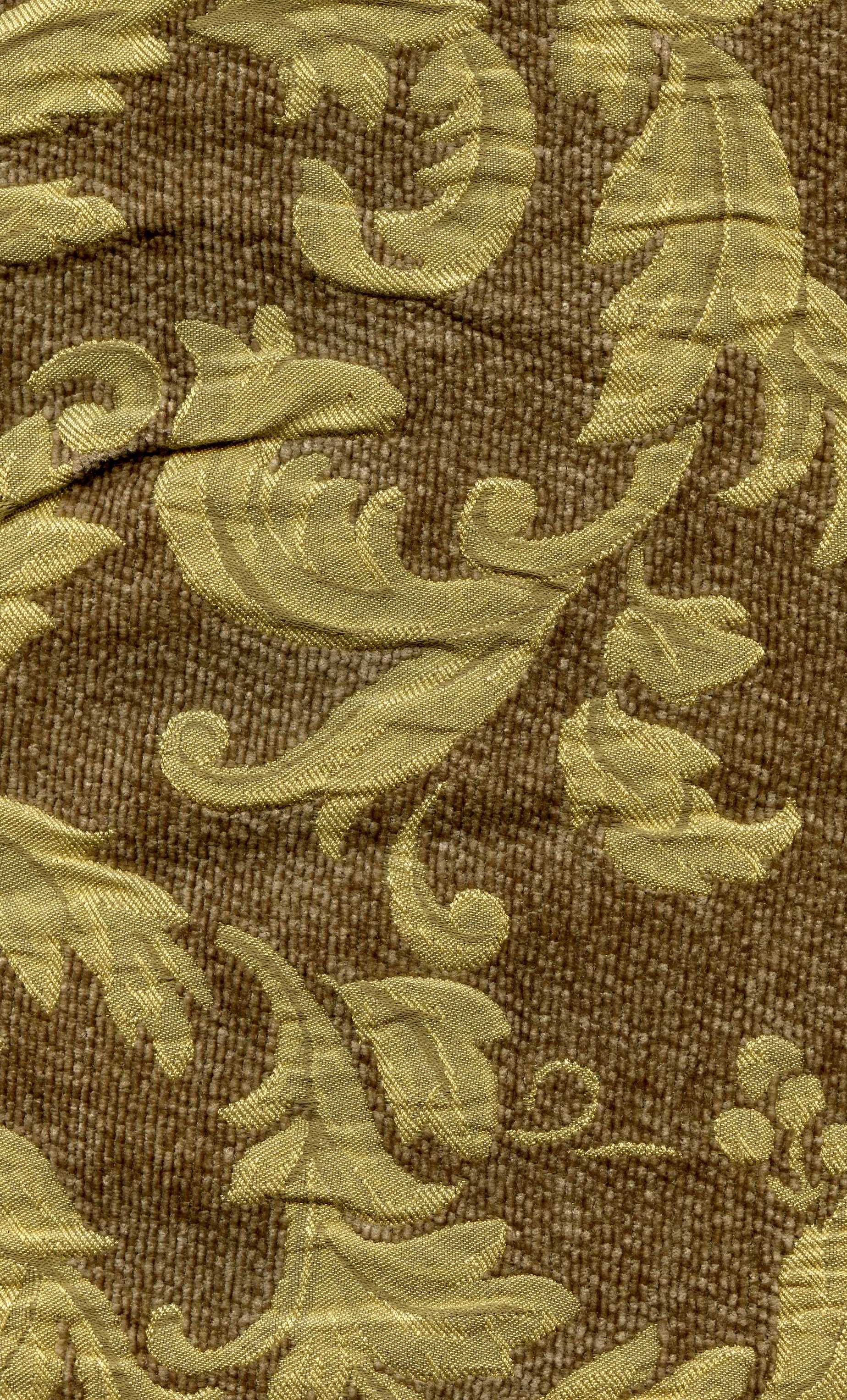 Light Yellow Leaves with Light Brown Background