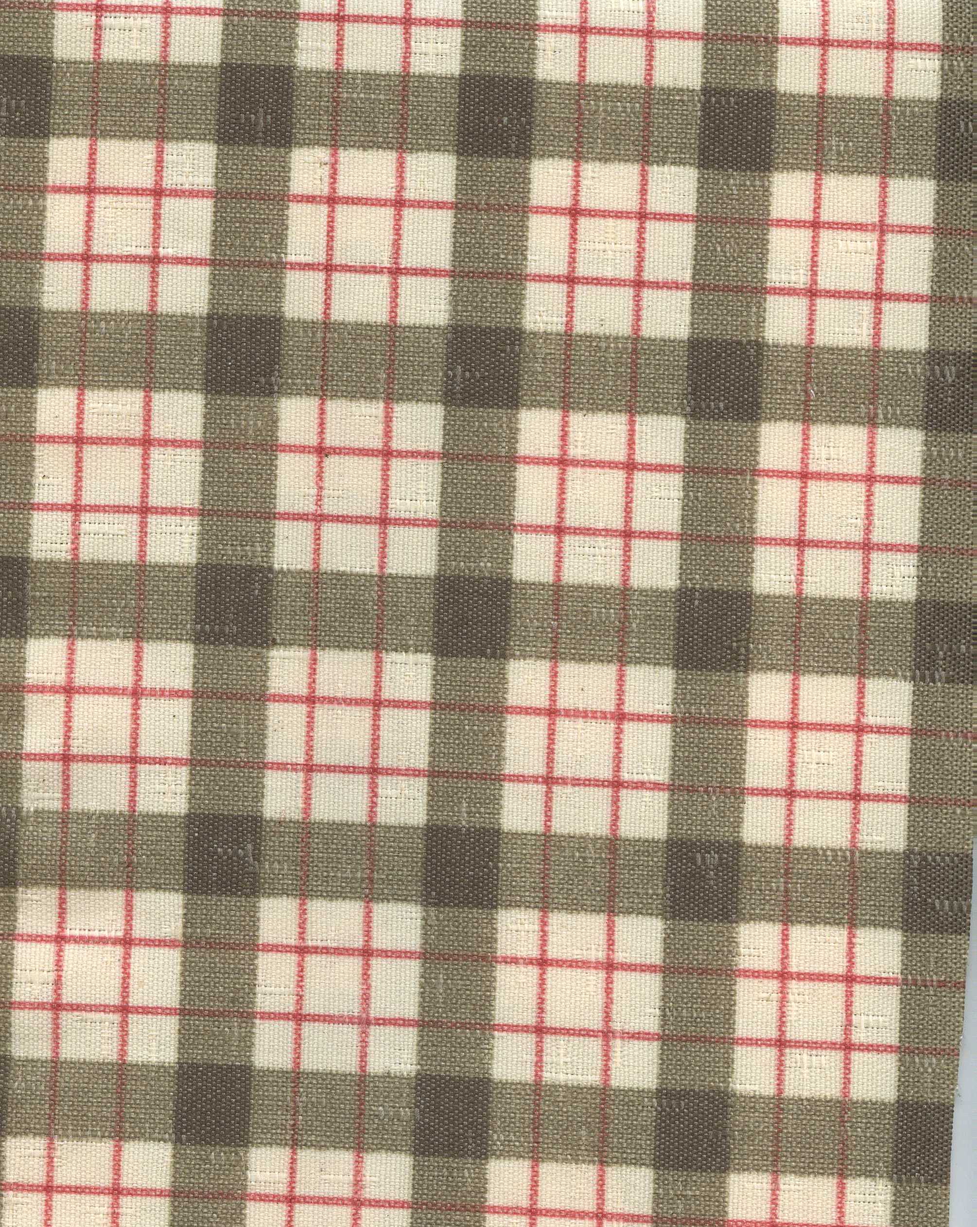 Green, Red and White Plaid